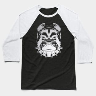 Silver Pit Bull Baseball T-Shirt